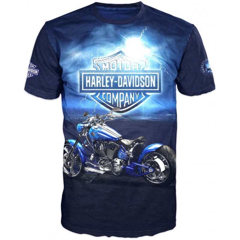 HARLEY DAVIDSON 3d 新 t 恤哈雷戴維森