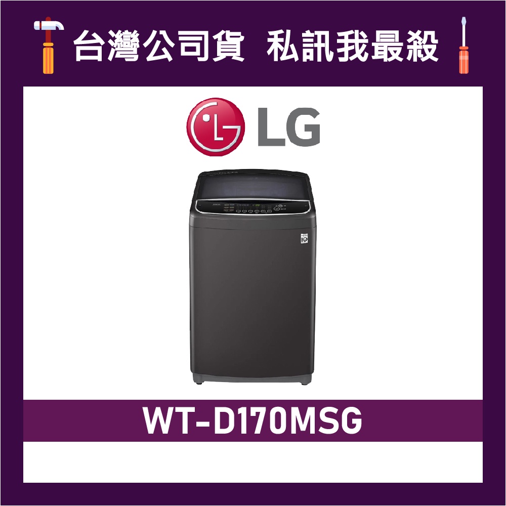 LG 樂金 WT-D170MSG 17公斤 變頻洗衣機 LG洗衣機 直立式洗衣機 D170MSG WTD170MSG