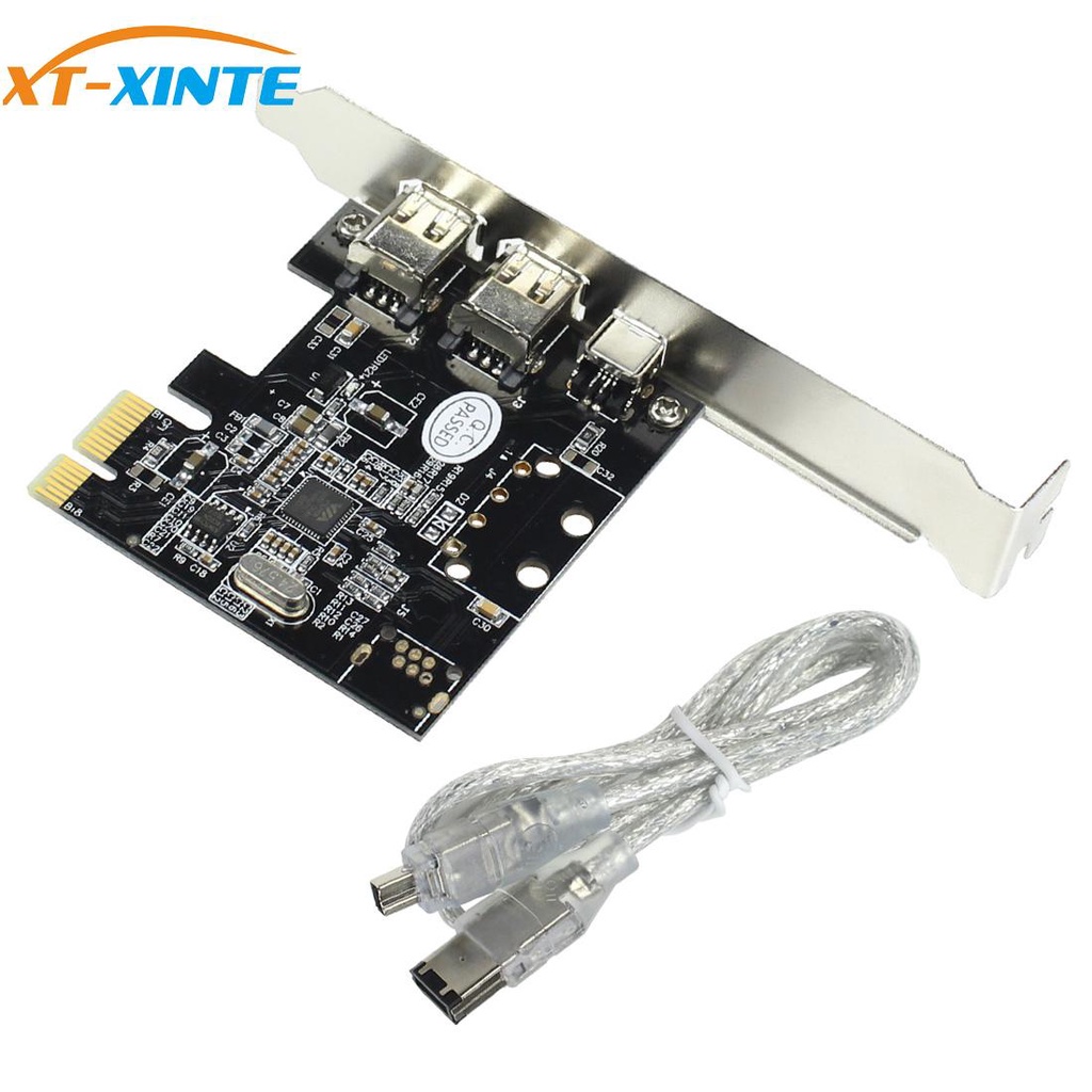 Xt-xinte 擴展卡 PCIe 3 端口 1394A Firewire PCI Express 到 IEEE 139