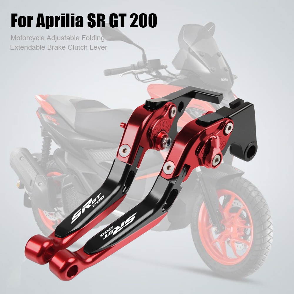 適用於 Aprilia SR GT 200 2022 摩托車可調節折疊可伸縮剎車離合器桿| | - 速賣通