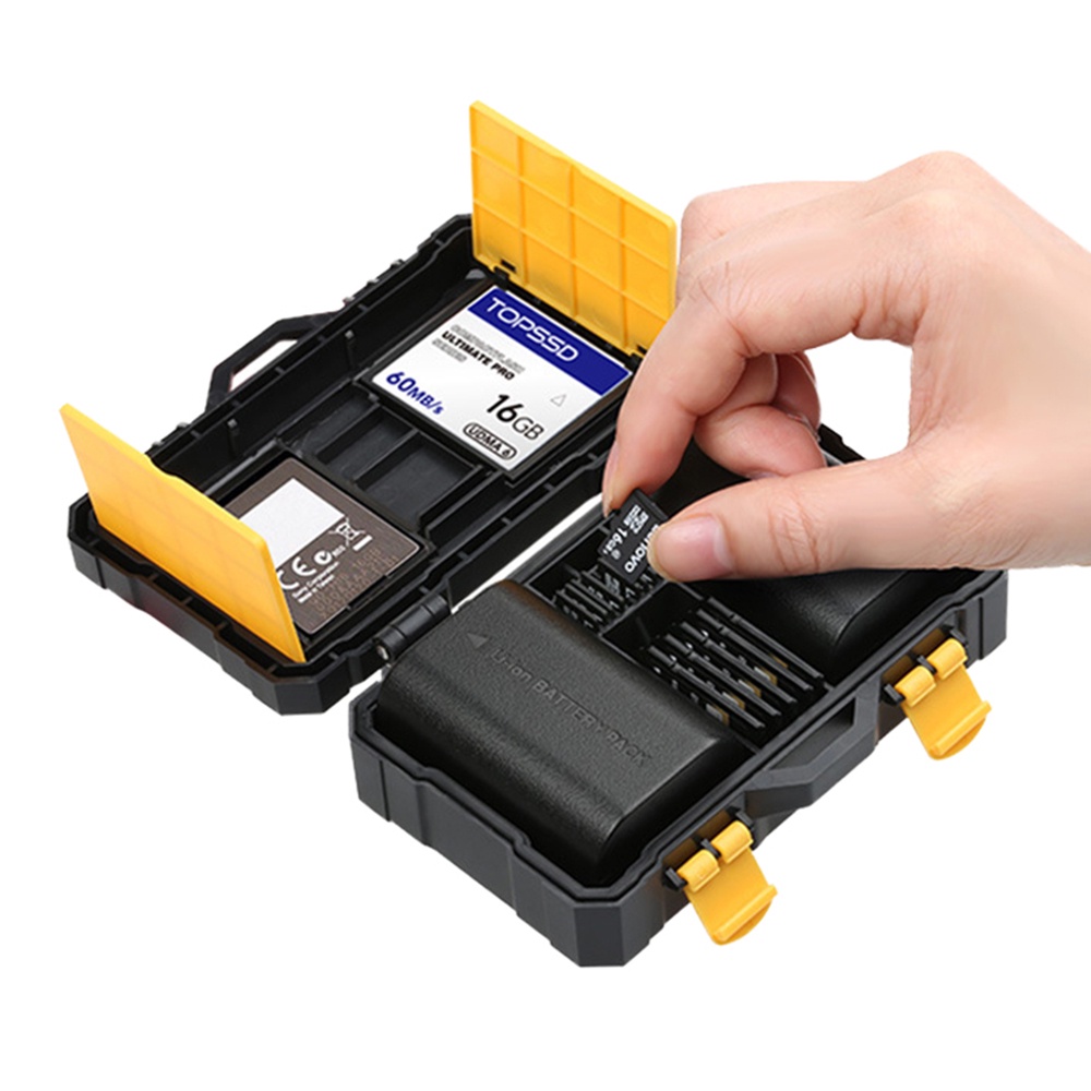 儲存卡收納盒 記憶卡收納盒 多卡存儲盒 相機電池盒 SD卡保護盒 CF卡保護盒 單眼相機電池隨身碟收納盒