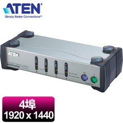 ATEN 宏正 4埠桌上型KVM多電腦切換器 CS84A