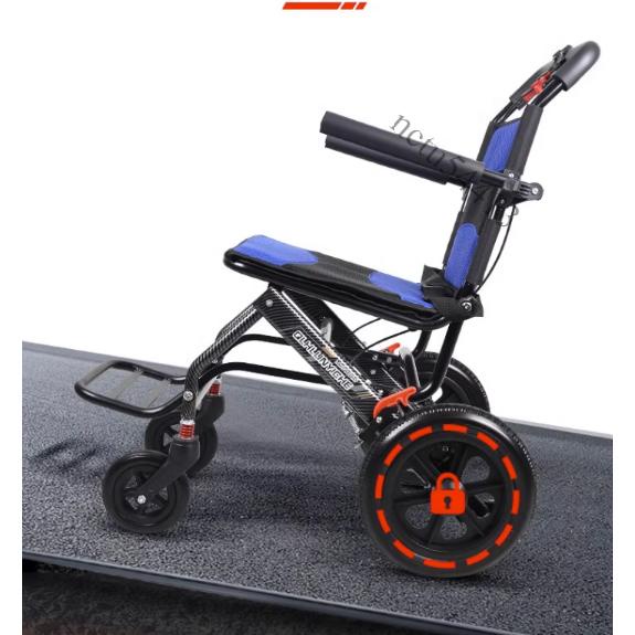 【可開發票】免運 輪椅車摺疊輕便老人專用外出旅行便攜式老年人手推車上飛機代步車