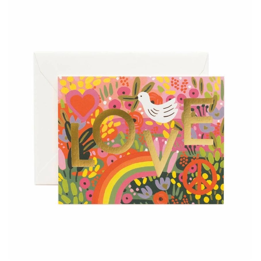 RIFLE PAPER Love Card/ All You Need is Love eslite誠品
