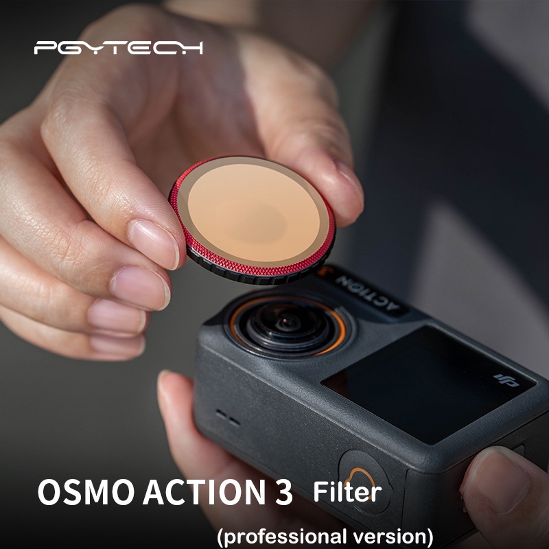 Pgytech 適用於 DJI OSMO ACTION 3 濾鏡 (Pro) CPL/UV/ND/ND PL 新品