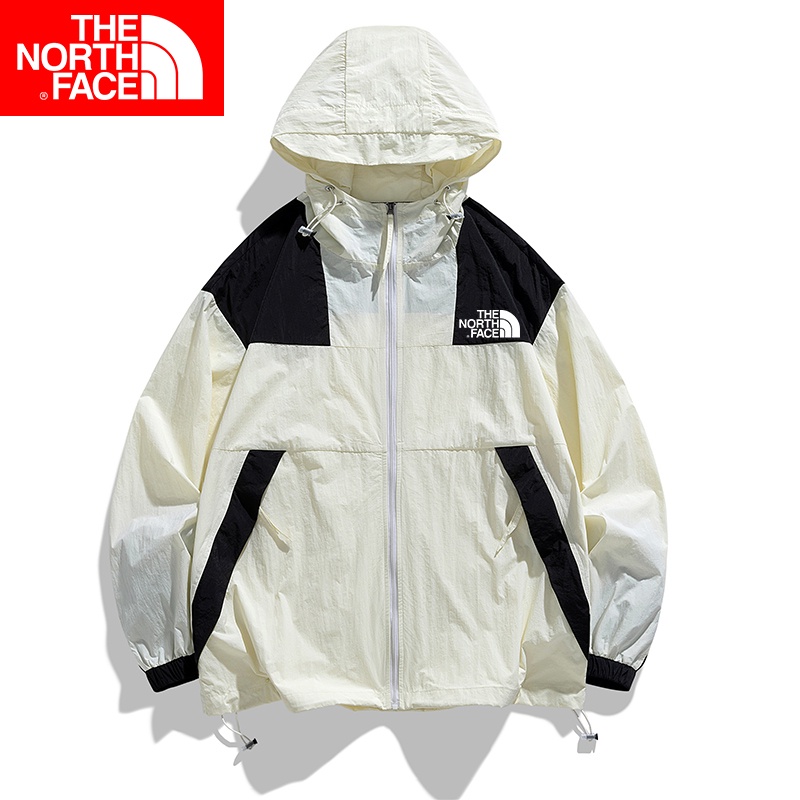 北面 The North Face 男士防曬夾克高品質大碼寬鬆風衣夾克登山騎行戶外夾克外套男士
