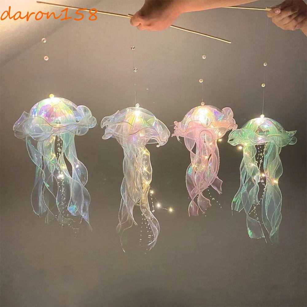 DARON 水母燈創意發光中秋節生日派對房間裝飾女性花燈