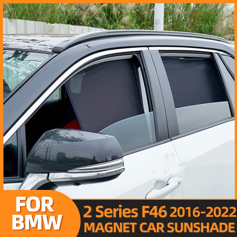 BMW 適用於寶馬 2 系 F46 7 座 2015-2022 側窗遮陽板遮陽板汽車遮陽板前後擋風玻璃框架窗簾護罩