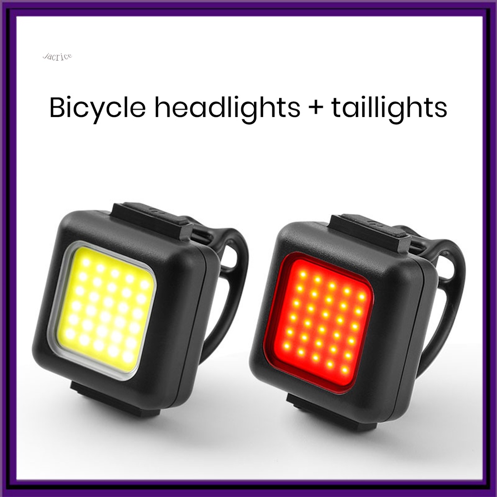 [JCE] 自行車燈緊湊尺寸防水超亮多種照明模式簡單安裝高流明自行車頭燈自行車安全警告尾燈自行車用品