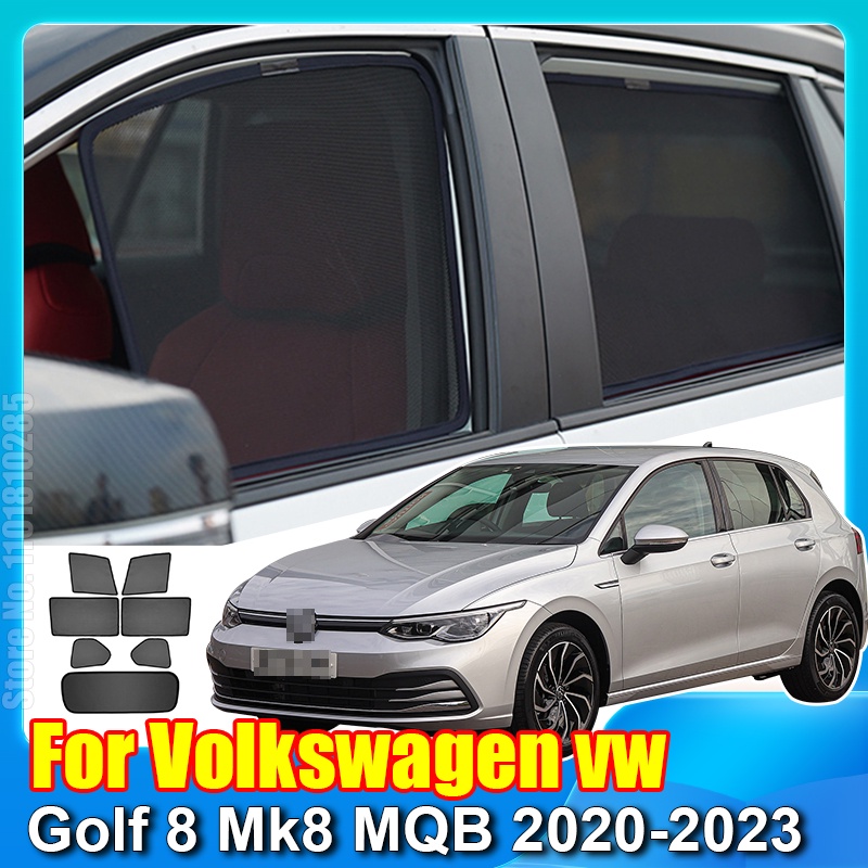 適用於 Volkswagen VW Golf 8 Mk8 MQB 2020-2023 汽車遮陽板配件窗罩遮陽簾網狀遮陽簾