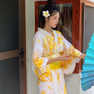 【臺灣發貨】新款和服 和風浴衣 復古日式 和服女 日式女正裝 改良式 月下和風 振袖和服 小紋 和服浴衣