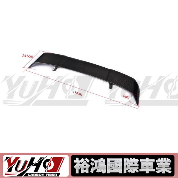 【YUHO】適用於Volkswagen福斯 GOLF 7 高爾夫7 GTI/R通裝 14-17 碳纖維頂翼 尾翼