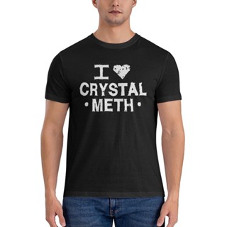 我愛水晶 Meth Prestige Worlide Boat 圖案棉質印花 T 恤