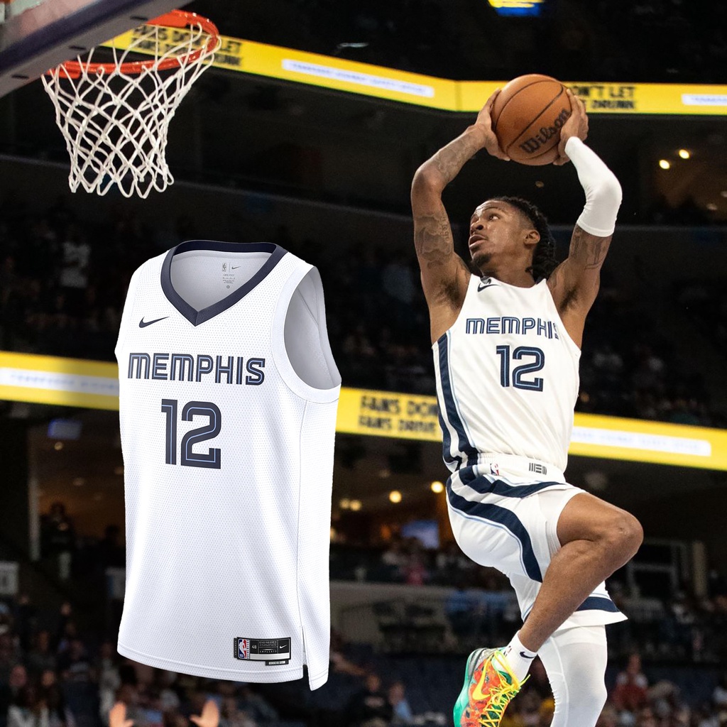 Nike 球衣 Memphis Grizzlies NBA 曼菲斯 灰熊隊 莫蘭特 JA【ACS】 DN2082-100