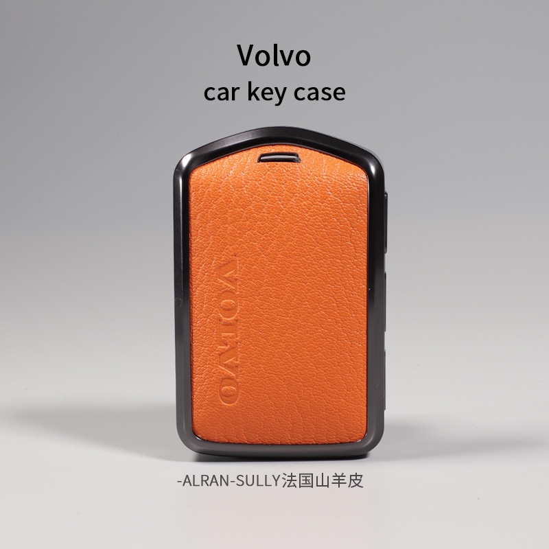 volvo鑰匙套 volvo 鑰匙皮套 沃爾沃鑰匙套新xc60s90s60xc90xc40金屬保護殼v60v90真皮鑰匙