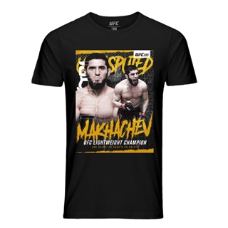 男士 UFC ISLAM MAKHACHEV UFC 280 錦標賽 T 恤 - 黑色 ALJAMAIN“FUNK MA
