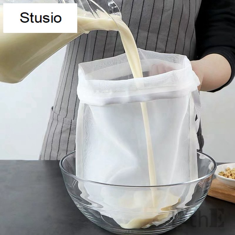 豆漿酒過濾袋堅果奶袋茶咖啡油酸奶過濾網網廚房食品可重複使用尼龍過濾袋過濾器