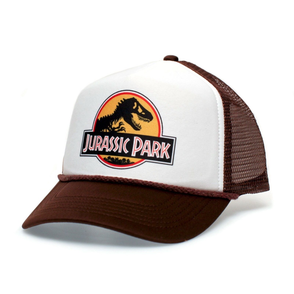 侏羅紀公園帽子彎曲卡車司機電影標誌帽成人多