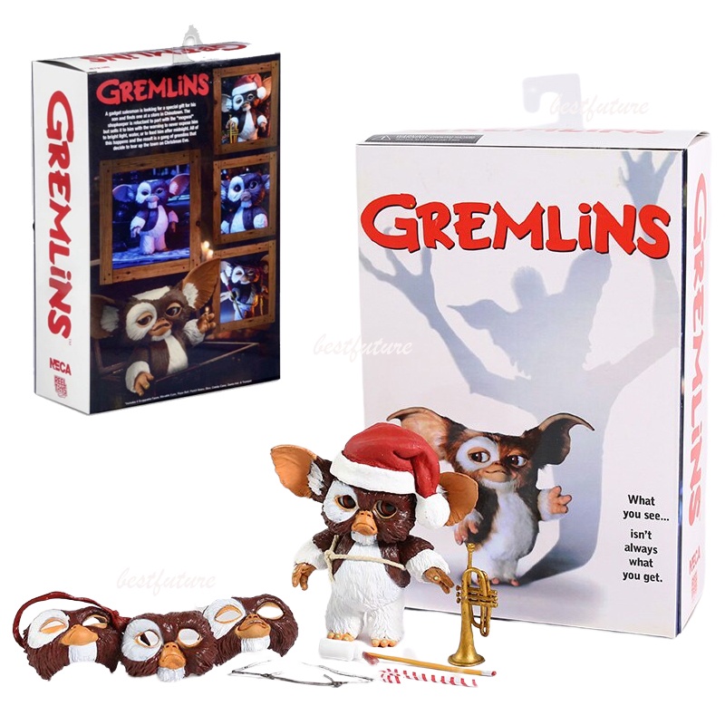 Neca Ultimate Gizmo 聖誕版 Gremlins Articulado 可動人偶模型娃娃