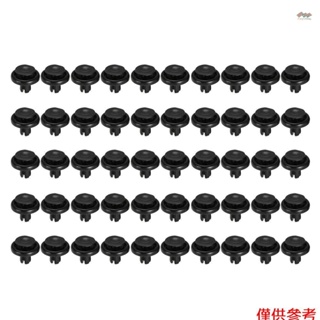 汽車緊固件夾50件塑料固定夾汽車推銷鉚釘裝飾夾豐田本田通用更換