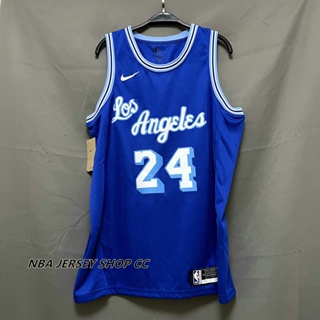 男士全新原裝 NBA 洛杉磯湖人隊 #24 Kobeˉbryant 經典版球衣熱壓藍色