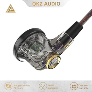 Qkz MDR 動態 HIFI 入耳式耳機 3.5 毫米有線 DJ 監聽耳塞式運動降噪運動音樂高清通話耳機帶麥克風