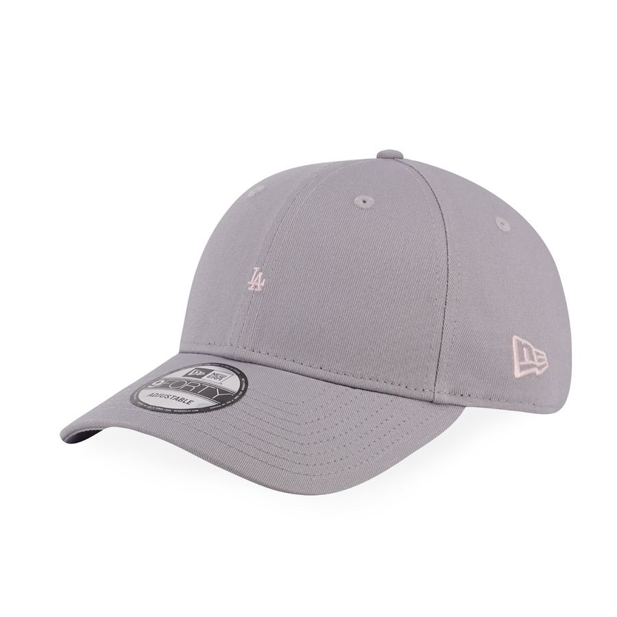 NEW ERA 940 MLB MICRO LOGO棒球帽/ 洛杉磯道奇/ 灰 eslite誠品