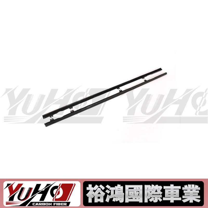 【YUHO】適用於Volkswagen福斯 GOLF 7.5 高爾夫7.5 R-line 碳纖維側裙 卡夢空力套件