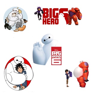 迪士尼 Baymax 熨燙貼花貼片適用於 DIY T 恤,Big Hero 6 熱轉印貼紙套裝