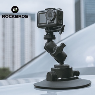 Rockbros 車載吸盤支架運動相機手機吸盤支架 Gopro 通用騎行快拆配件