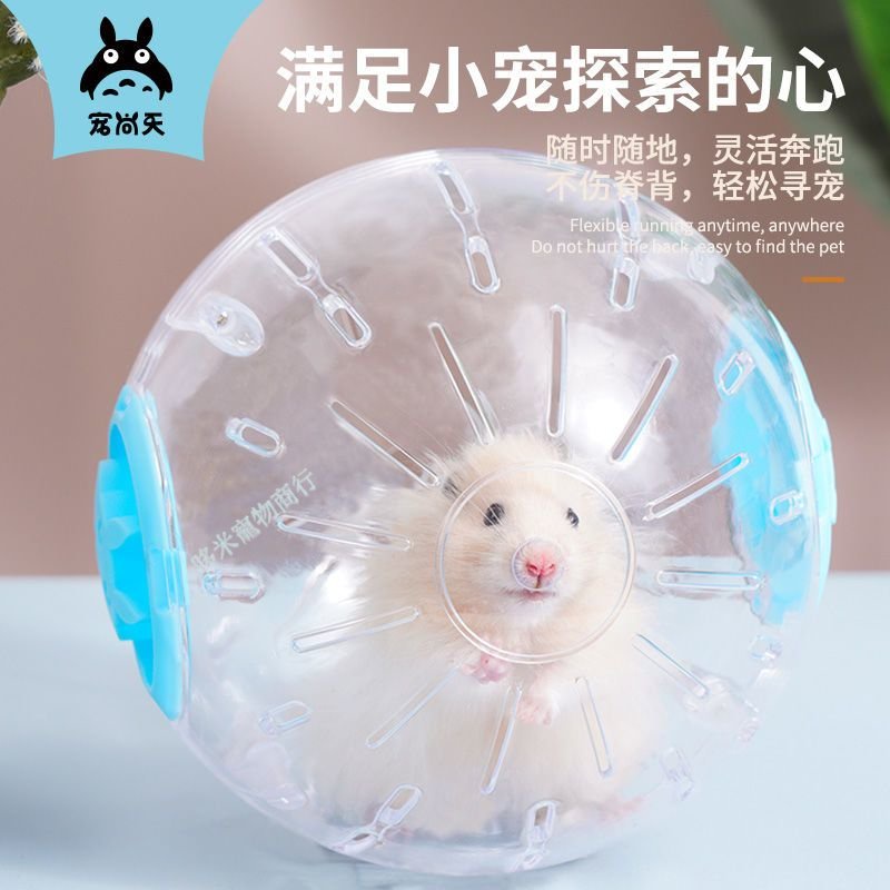 購滿199發貨 精選 小倉鼠滾球 大號透明 外帶水晶跑球 金絲熊跑球玩具 用品跑步球.