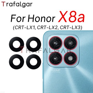 後置攝像頭玻璃鏡頭更換榮耀 X8A CRT-LX1 CRT-LX2 CRT-LX3 帶不幹膠貼紙