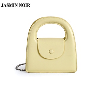 Jasmin NOIR PU 皮革女式手提包簡約斜挎包小翻蓋手提包