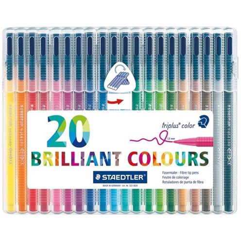 STAEDTLER Triplus 20色舒寫彩繪筆組 eslite誠品