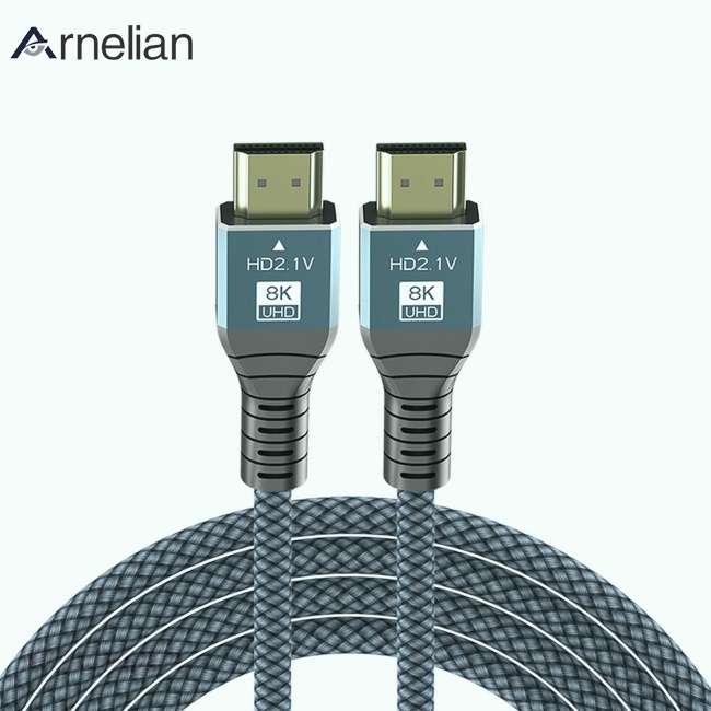 Arnelian 高清電纜高速 8K 60HZ 4K 120Hz 鍍金插頭以太網就緒電視柔性電纜