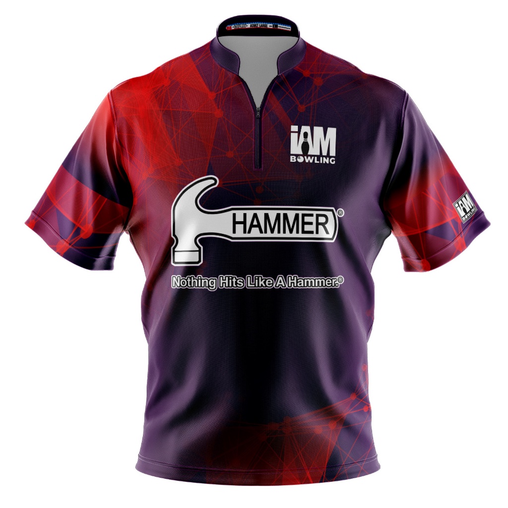Hammer DS 保齡球衫 - 2002-HM 3D 拉鍊領保齡球衫 DIY 名稱