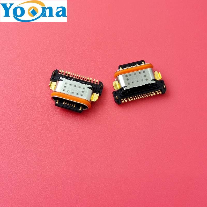 5/10 件充電端口 USB 插孔充電底座充電器連接器插頭適用於 Vivo X27/X27 Pro/Y9S/Y52S/Y