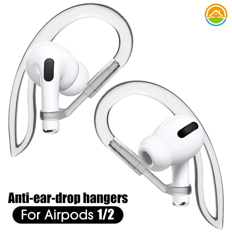 軟矽膠透明耳機耳夾/便攜式通用藍牙耳機耳掛適用於 Airpods1/2