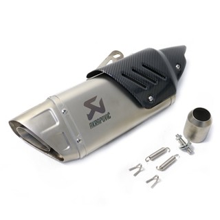 51mm通用摩托車排氣管消音器m1 R1排氣管尾管帶隔熱罩