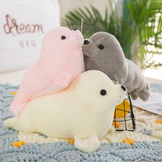 海豹公仔海獅毛絨玩具海洋館動物抱枕兒童玩偶節日禮物