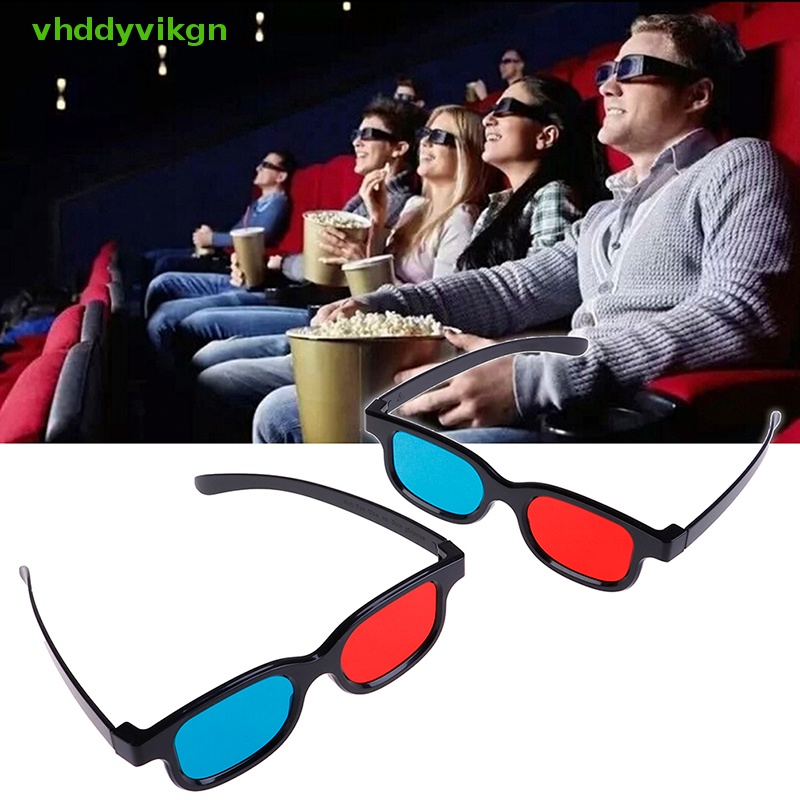 通用紅藍 3d 眼鏡立體立體電影遊戲