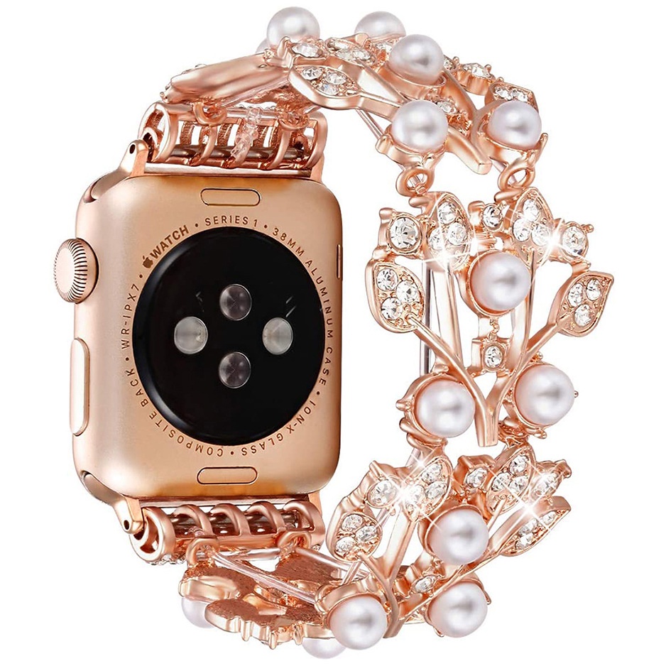 鑽石金屬錶帶 蘋果錶帶適用Apple Watch Ultra8 7 6 5 4 49/45/44/42/41/40mm