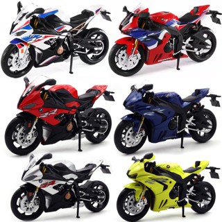創夢工場 1:12合金BMW寶馬S1000RR本田CBR重機鈴木機車模擬合金成品模型