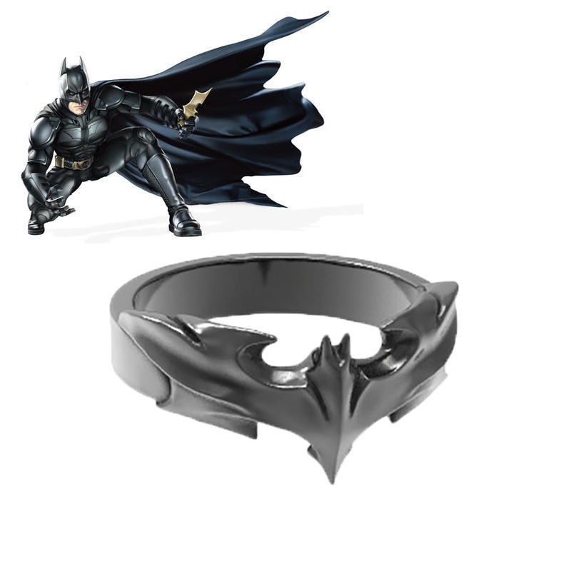 正義聯盟黑暗蝙蝠俠戒指個性設計潮流時尚戒指首飾