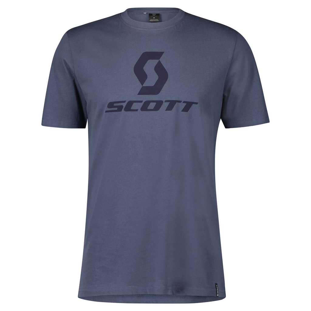 SCOTT 經典Logo 男性T恤〔金屬藍〕