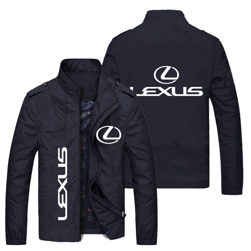 LEXUS LOGO夾克車店訂製工作服戶外駕駛寬鬆薄款小外套立領防風衣