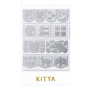 KING JIM KITTA隨身攜帶和紙膠帶/ 透明銀箔/ 蕾絲 eslite誠品