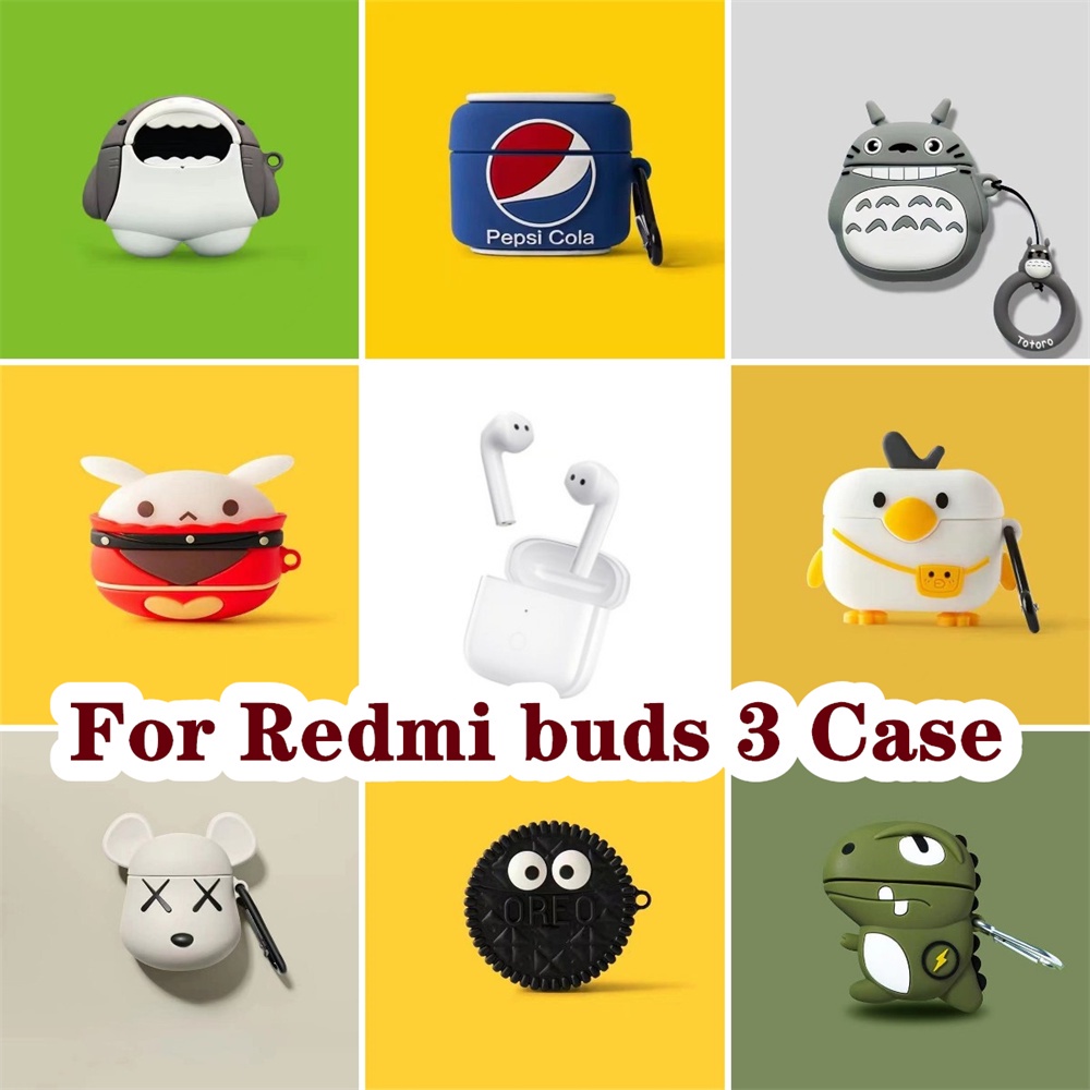 【快速發貨】適用於 Redmi buds 3 保護套創意卡通背包鴨子適用於 Redmi buds 3 保護套軟耳機保護套