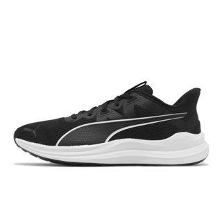 Puma 慢跑鞋 Reflect Lite 黑 白 輕量網布 入門款 路跑 男鞋 【ACS】 37876801