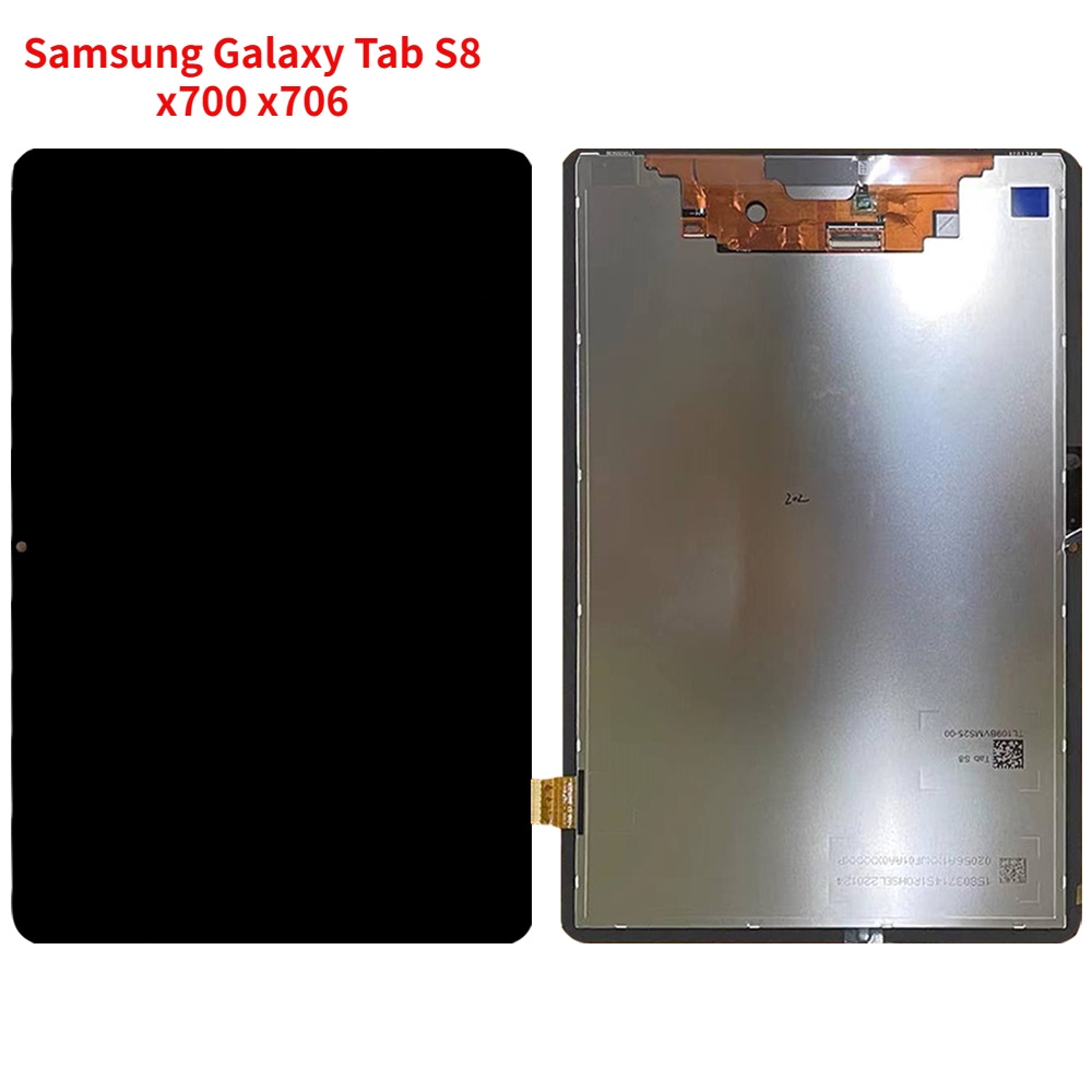 11" 適用於三星 Galaxy Tab S8 LCD SM-X700 X700 x706 LCD 顯示屏觸摸屏面板數字